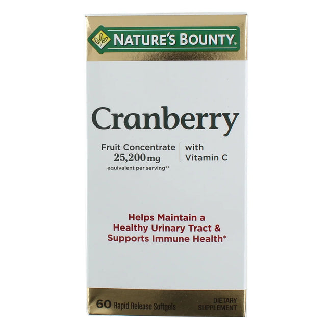 Nature's Bounty Cranberry W Vitamin c Softgels 60's