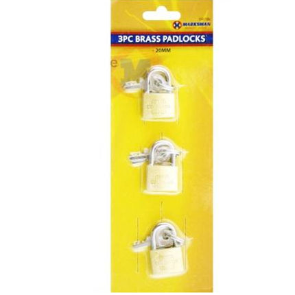 Marksman Padlocks 3PC