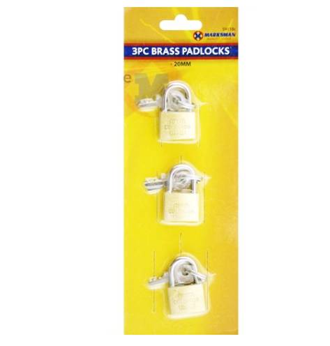 Marksman Padlocks 3PC