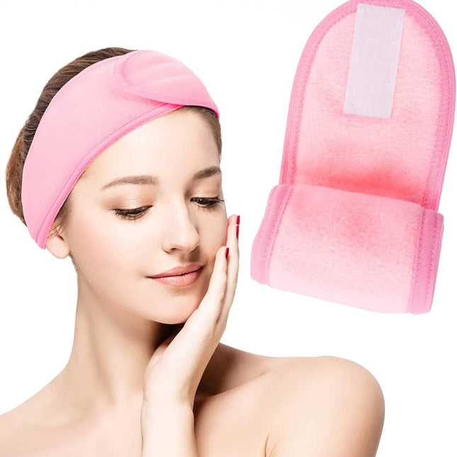 Spa Microfiber Headband Pink
