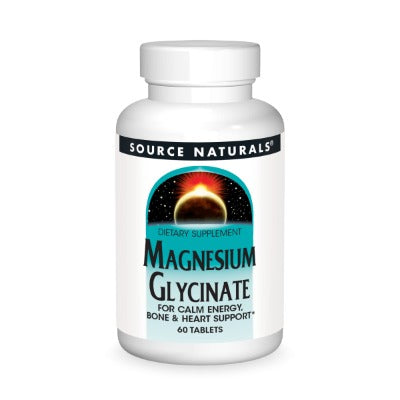 Source Naturals Magnesium Glycinate Tabs 60s