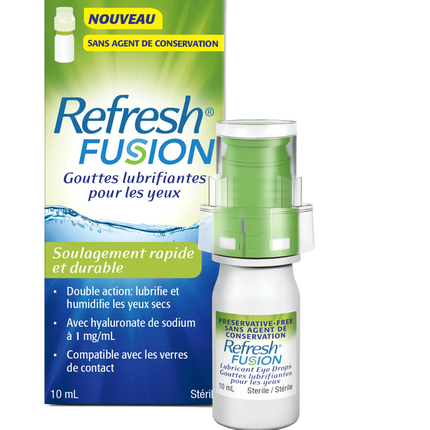 Refresh Fusion Lubricant Eye Drops 10ml
