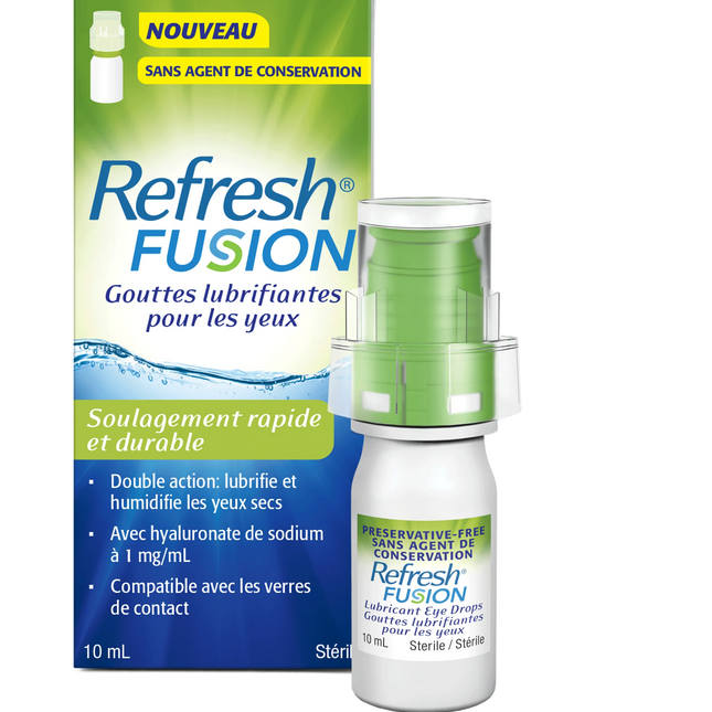 Refresh Fusion Lubricant Eye Drops 10ml