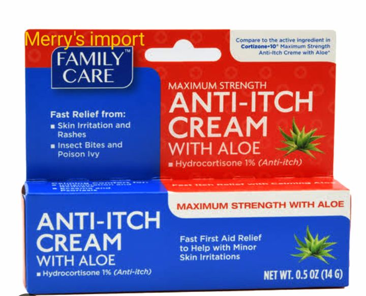 Family Care Anti-Itch Cream with Aloe 0.5oz