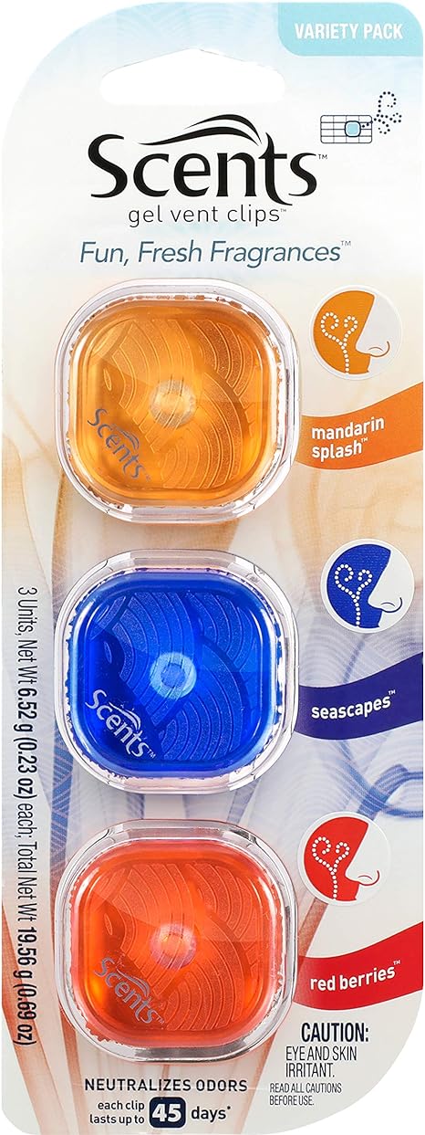 Scents Gel Vent Clips