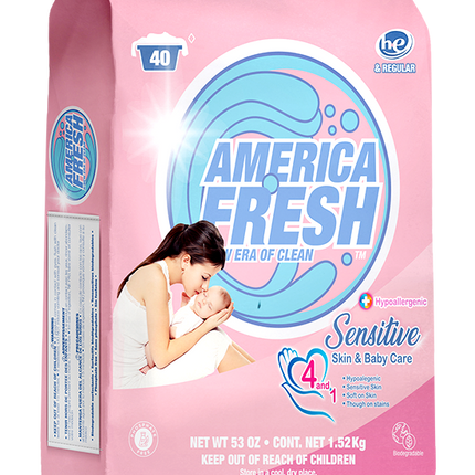 American Fresh Detergent Sensitive 1.52KG