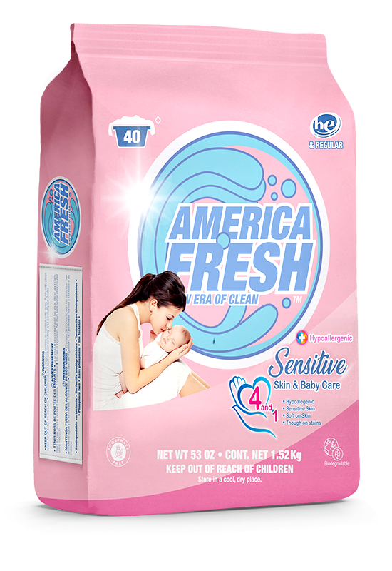 American Fresh Detergent Sensitive 1.52KG