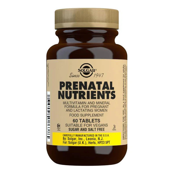 Solgar Prenatal Nutrients 60 tabs