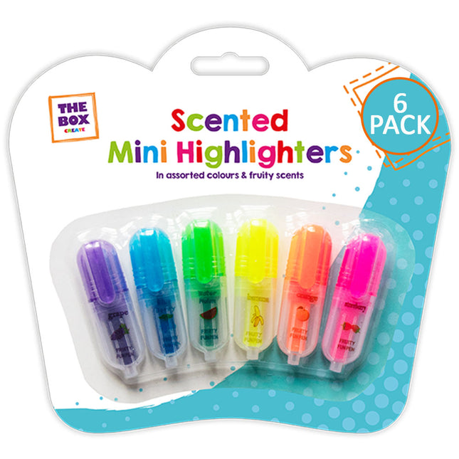 The Box Create Scented Mini Highlighters 6pk