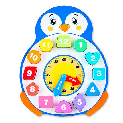 Spark Create Image Wooden Penguin Clock 13pc