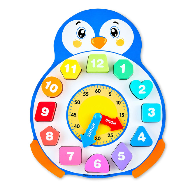 Spark Create Image Wooden Penguin Clock 13pc