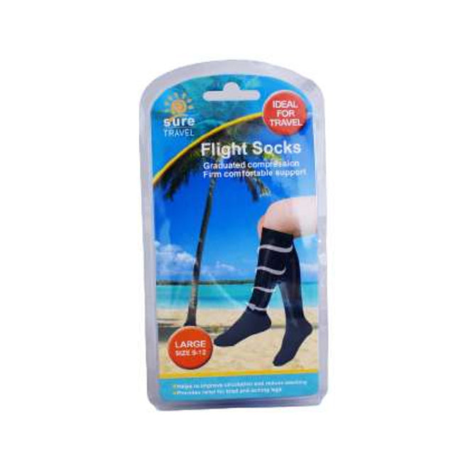 Sure Travel Flight Socks Large Size 9-12