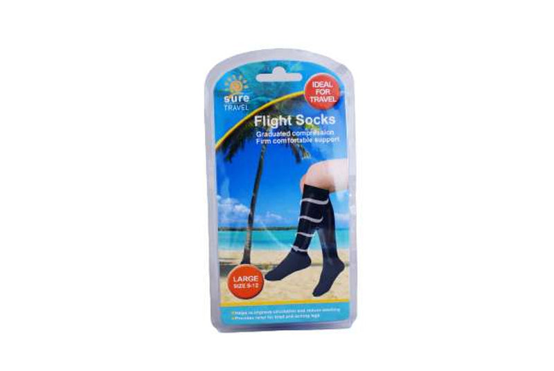 Sure Travel Flight Socks Large Size 9-12