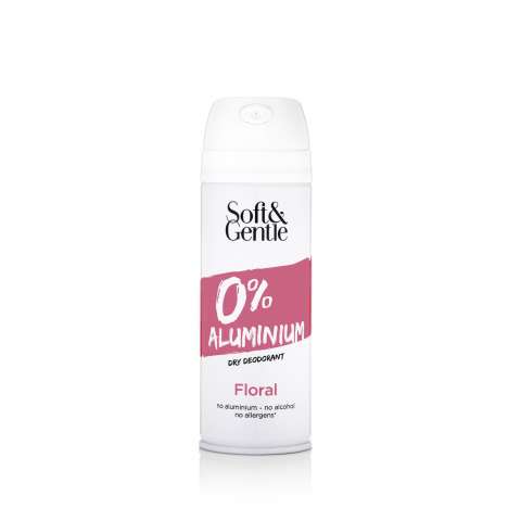 Soft & Gentle Dry Deodorant Spray Floral 150ml