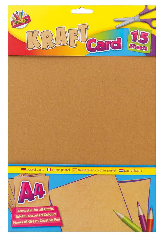 Art Box  Kraft Card 15 Sheets