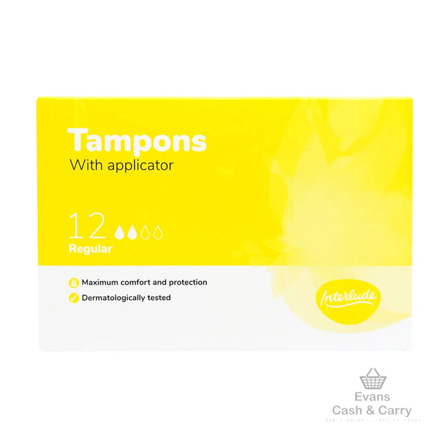 Interlude Tampons With Aplicator Regular 12's
