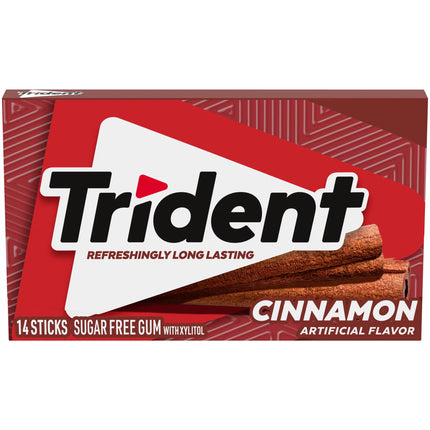 Trident Cinnamon Sugar Free Gum 14's