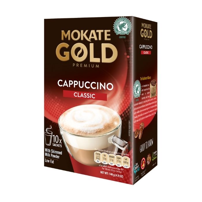 Mokate Gold Premium Coffee Cappuccino 10pk (Single)