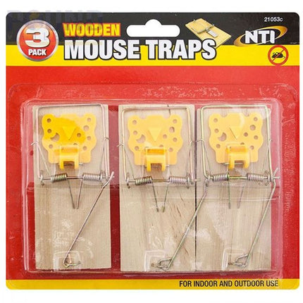 NTI Wooden Mouse Traps 3's