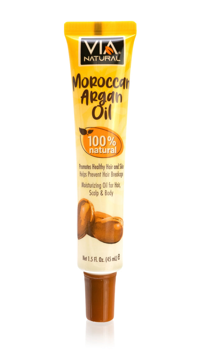 Via Natural Hair & Body Oil Tube Argan Oil 1.5oz