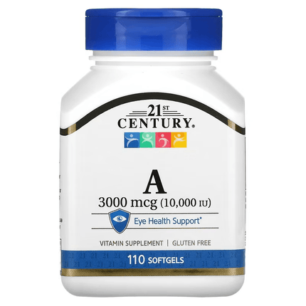 21st Century Vitamin A 3000mcg (10,000 IU)