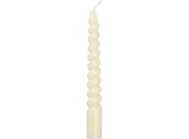 Mini Twisted Candles Cream