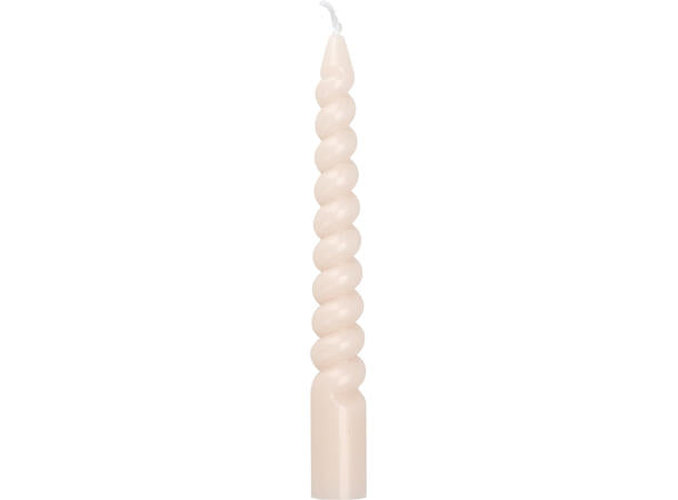 Mini Twisted Candles Pale Pink 10's
