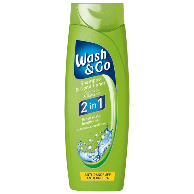 Wash & Go Shampoo & Conditioner 2 in 1 Anti-Dandruff 200ml