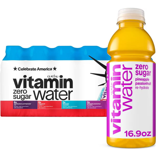 Glaceau Vitamin Water Zero Variety Pack 16.9oz