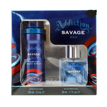 Addiction Gift Set Body Spray Savage 150ml + EDT