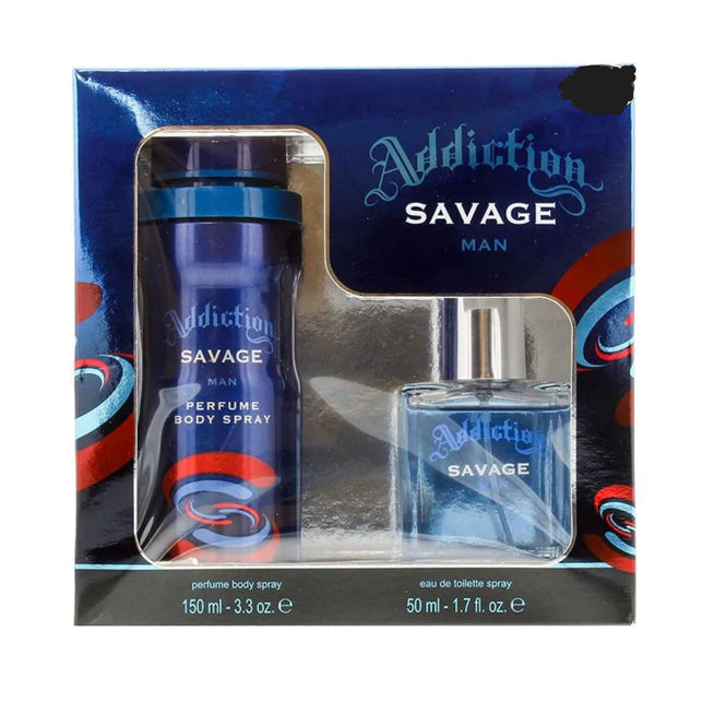 Addiction Gift Set Body Spray Savage 150ml + EDT