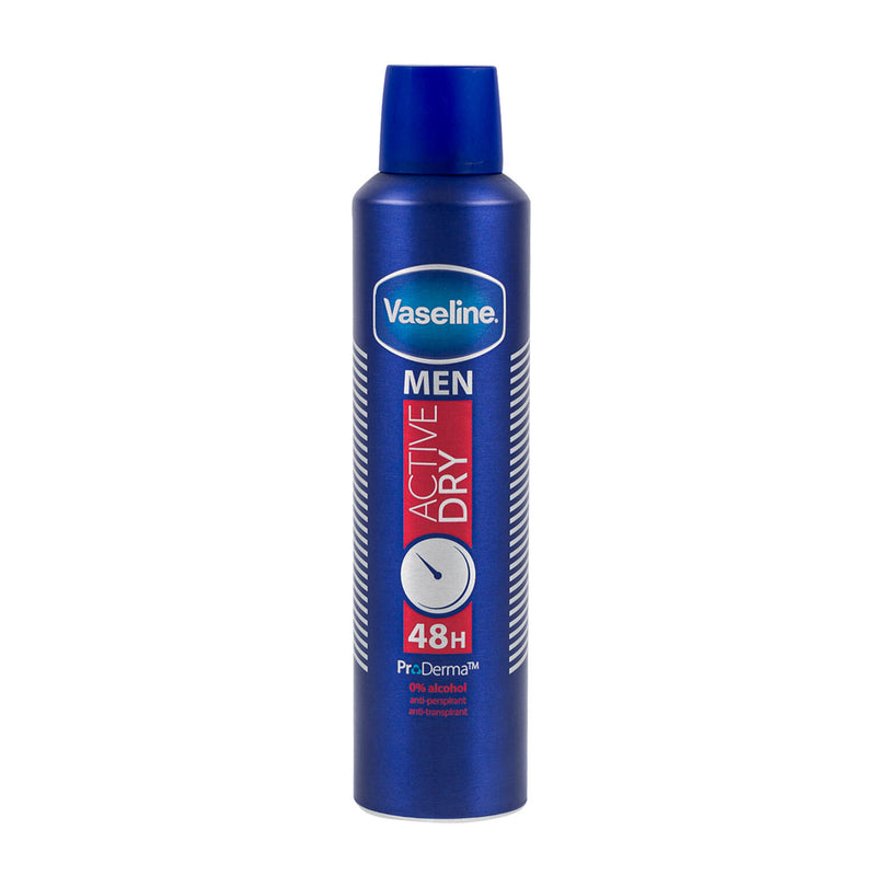 Vaseline Men Spray Active Dry 250ml