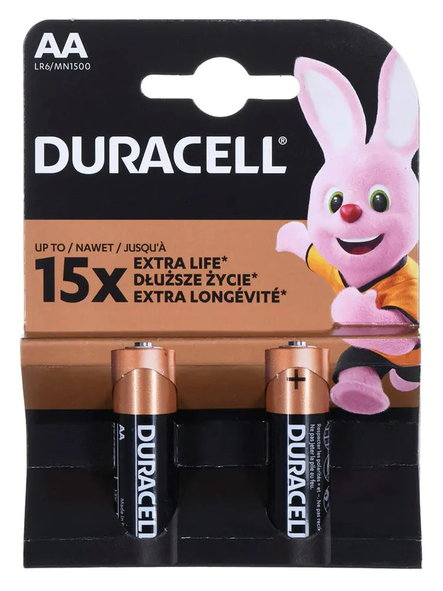 Duracell AA MN1500 2 Pack