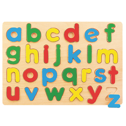 Wooden Puzzle Lower Case Letters A-Z