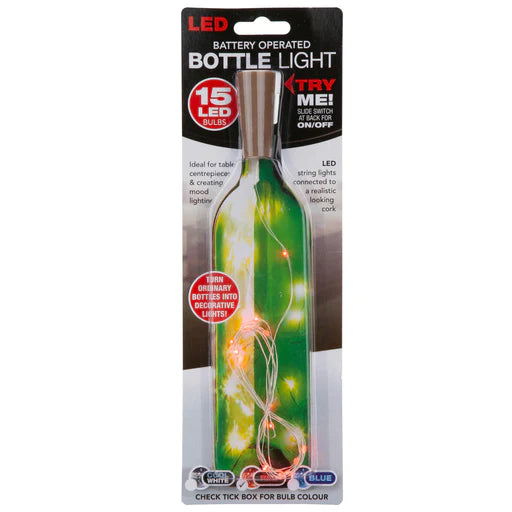 Led Cork Bottle Lights 15 Bulbs