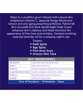 Palmer's Skin Success Anti Dark Spot Night Cream 75g