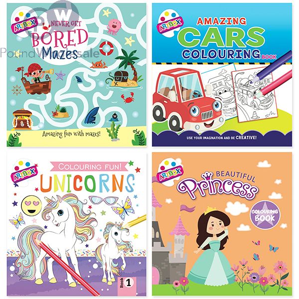ARTBOX MY FIRST COLOURING BOOKS ASSTD