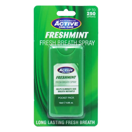 Beauty Formulas Active Freshmint Pocket Breath Spray 15ml