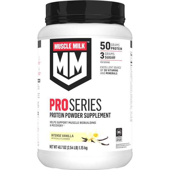 Muscle Milk Pro Series  Protein Powder Intense Vanilla 1.15kg