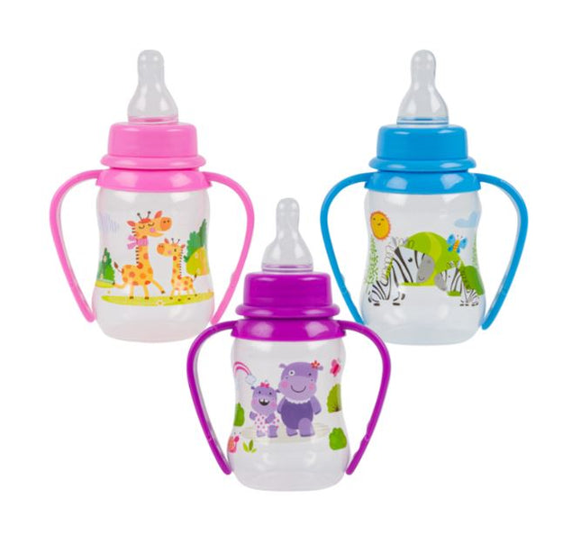 4 My Baby Bottle W Handles 6 Asst 4oz