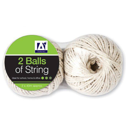 Balls Of String 40m 2pk