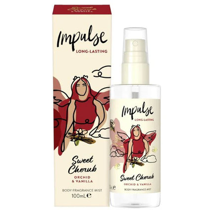 IMPULSE BODY MIST SWEET CHERUB OCHID& VANILLA 100ML