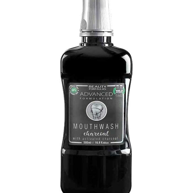 Beauty Formulas Mouthwash Charcoal 500ml