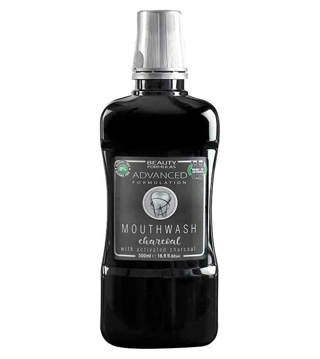 Beauty Formulas Mouthwash Charcoal 500ml