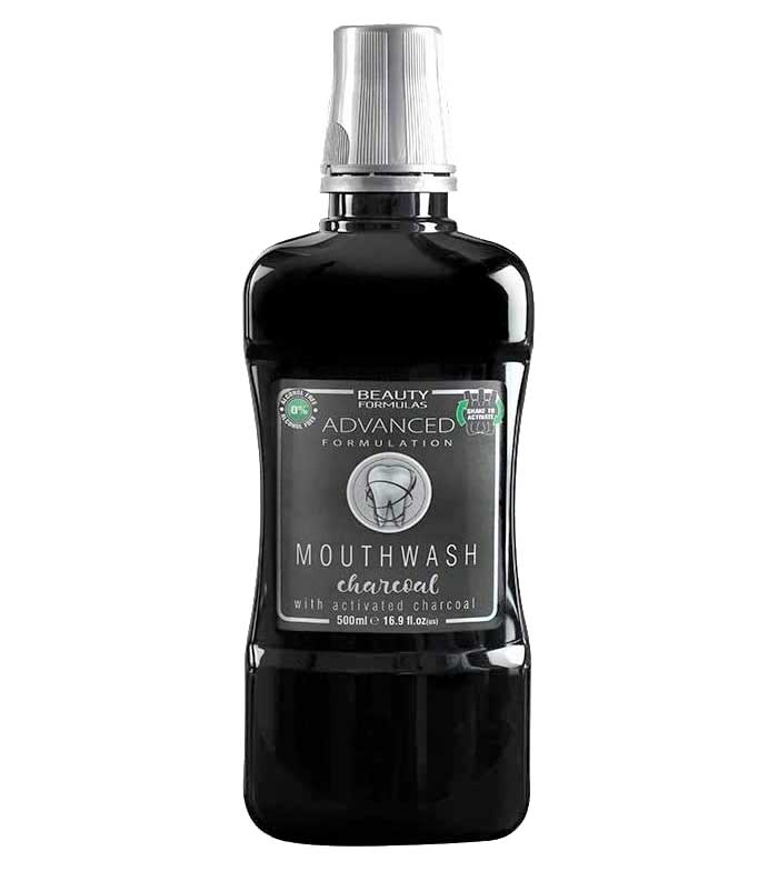 Beauty Formulas Mouthwash Charcoal 500ml