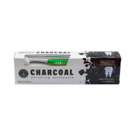 Active Charcoal Toothpaste + Brush 100ml