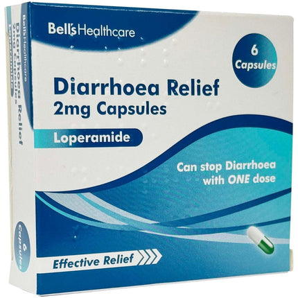 Bells Diarrhea Relief 2mg Capsules 6's