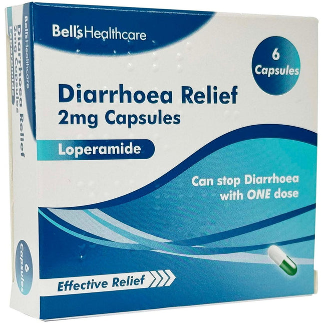 Bells Diarrhea Relief 2mg Capsules 6's