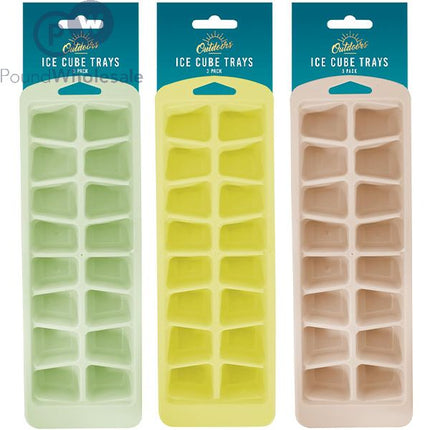 Outdoors Ice Cube Trays 3pk