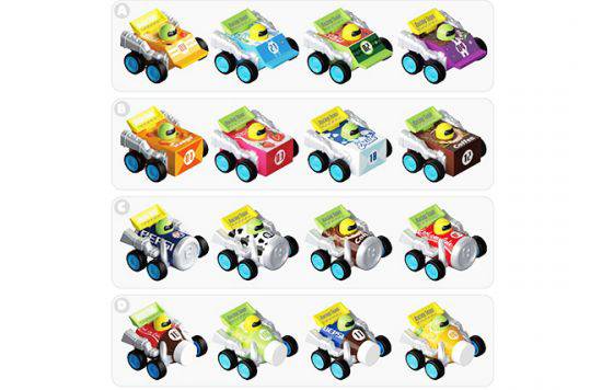 Beverage Pullback Race Car